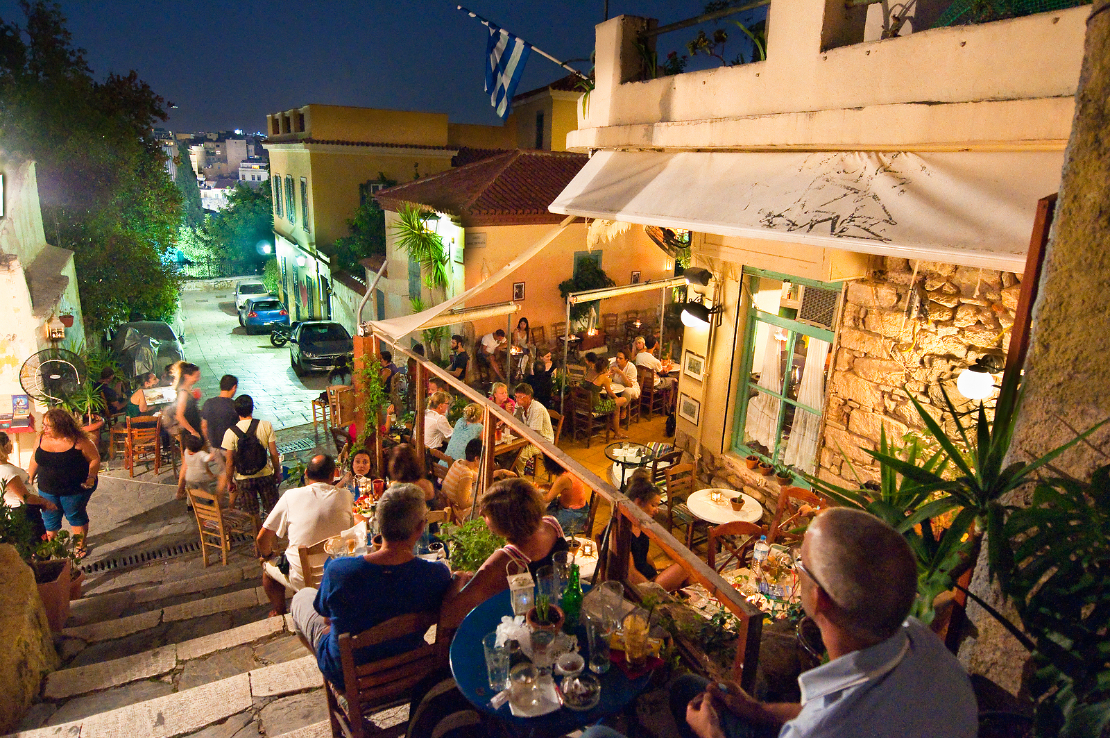 Anafiotika, one of the areas for Athens nightlife